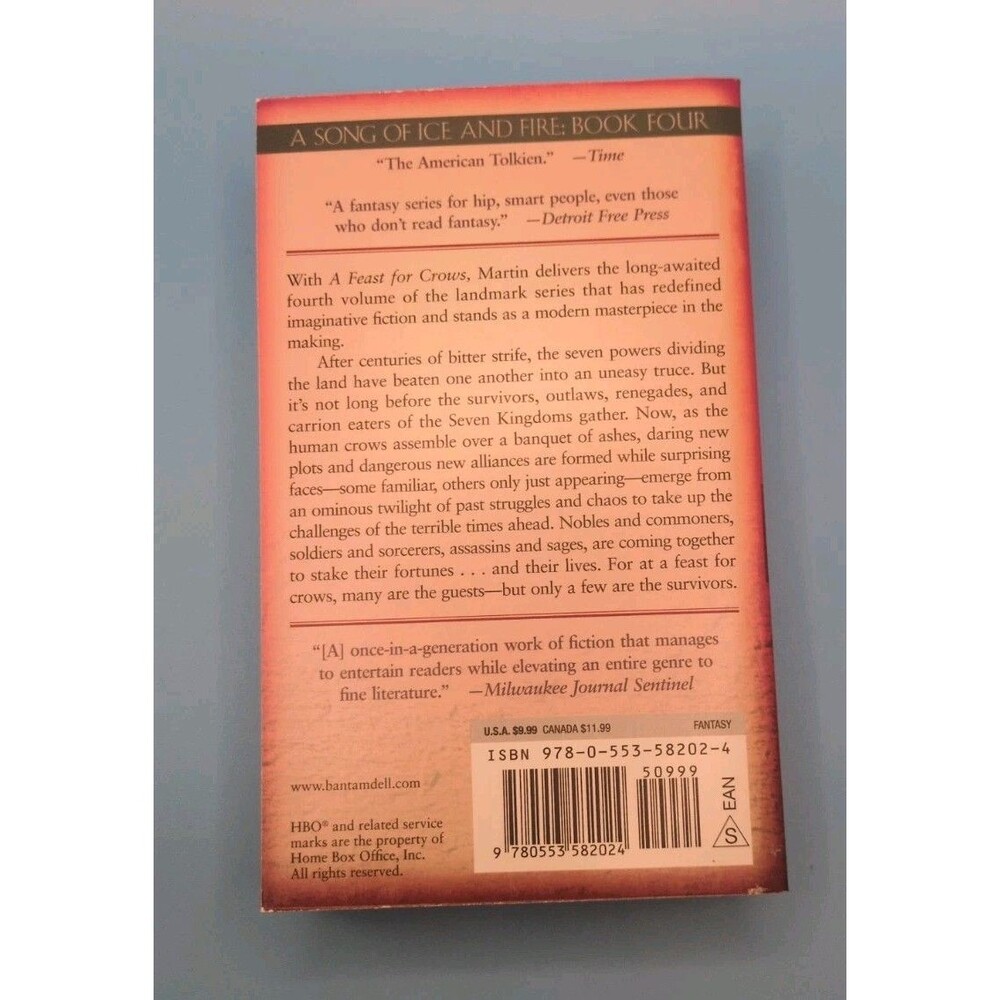Feast for Crows by George R. R. Martin (2006, Mass Market) - Picture 2 of 6